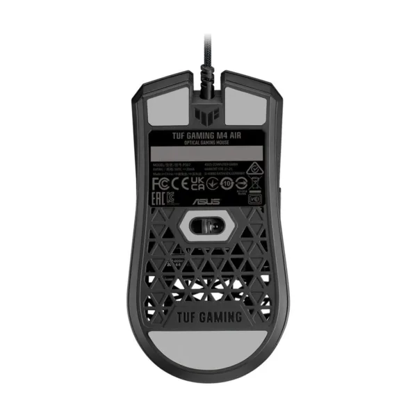ASUS TUF Gaming M4 Air Lightweight Gaming Mouse, 47g, 16000 DPI, IPX6, Black