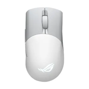 ASUS ROG Keris Wireless AimPoint Gaming Mouse, Tri-Mode, 36000 DPI, White