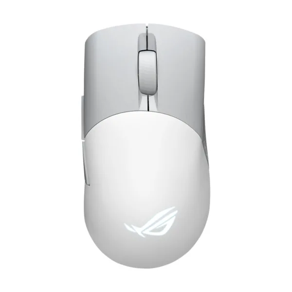 ASUS ROG Keris Wireless AimPoint Gaming Mouse, Tri-Mode, 36000 DPI, White