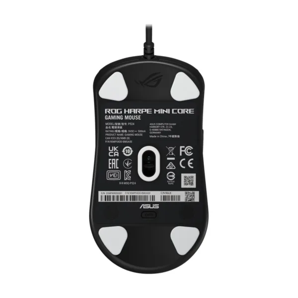 ASUS ROG Harpe Mini Core Wired Gaming Mouse, 52g, 12K DPI, Black