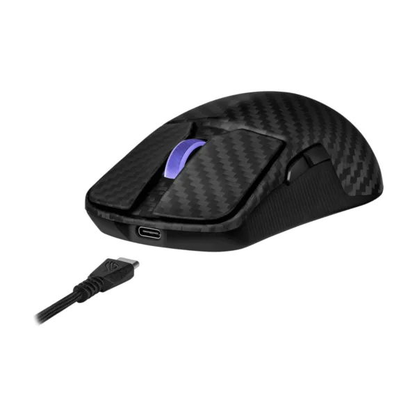 ASUS ROG Harpe Ace Extreme Wireless Gaming Mouse, Carbon Fiber, 47g, 42K DPI, Black