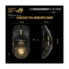 ASUS ROG 20th Edition Harpe II Extreme Wireless Gaming Mouse, 82g, 65K DPI, Gold/Black