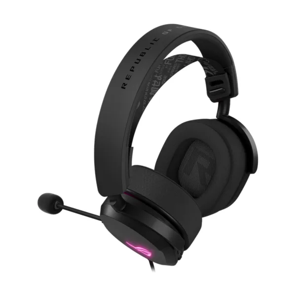 ASUS ROG Pelta Core Wired Gaming Headset, Detachable Mic, USB-C, 50mm Drivers, Black
