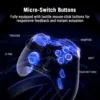 ASUS ROG Raikiri II Pro PC Controller, Wired/2.4GHz/Bluetooth, TMR Joysticks, White