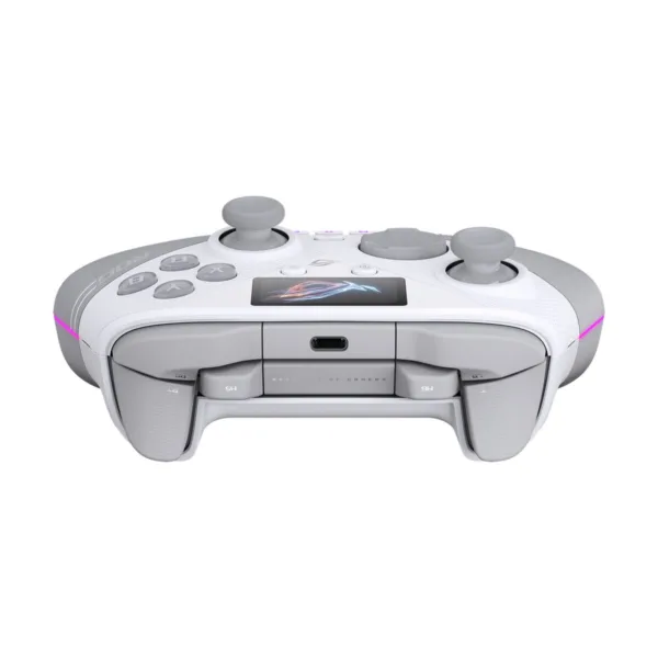 ASUS ROG Raikiri II Pro PC Controller, Wired/2.4GHz/Bluetooth, TMR Joysticks, White