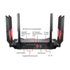 33-158-032-30.png MSI RadiX AXE6600 WiFi 6E Tri-Band Gaming Router support 2.5GHz/5GHz/6GHz, AI QoS support