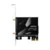 MSI HERALD-BE WIFI 7 MAX, NCM865 Tri-Band Wi-Fi 7 & Bluetooth 5.4 PCIe Adapter