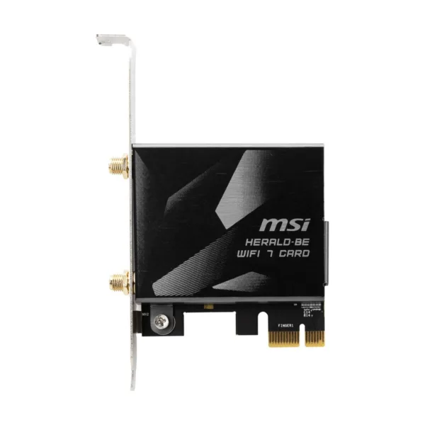 MSI HERALD-BE WIFI 7 MAX, NCM865 Tri-Band Wi-Fi 7 & Bluetooth 5.4 PCIe Adapter