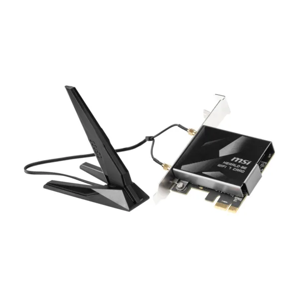 MSI HERALD-BE WIFI 7 MAX, NCM865 Tri-Band Wi-Fi 7 & Bluetooth 5.4 PCIe Adapter