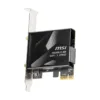 MSI HERALD-BE WIFI 7 MAX, NCM865 Tri-Band Wi-Fi 7 & Bluetooth 5.4 PCIe Adapter