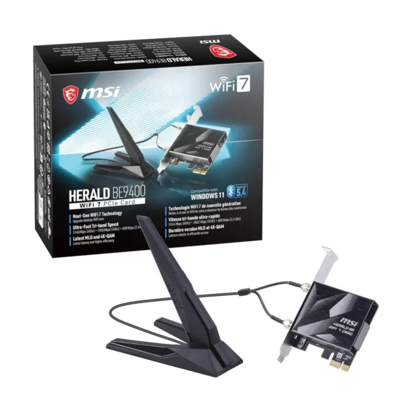 HERALD BE9400 WiFi 7 PCIe Card