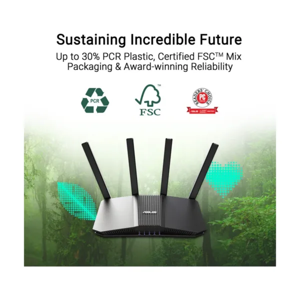 ASUS RT-BE58U WiFi 7 AiMesh Router, 2.5G WAN/LAN Port, Four 1G Ports