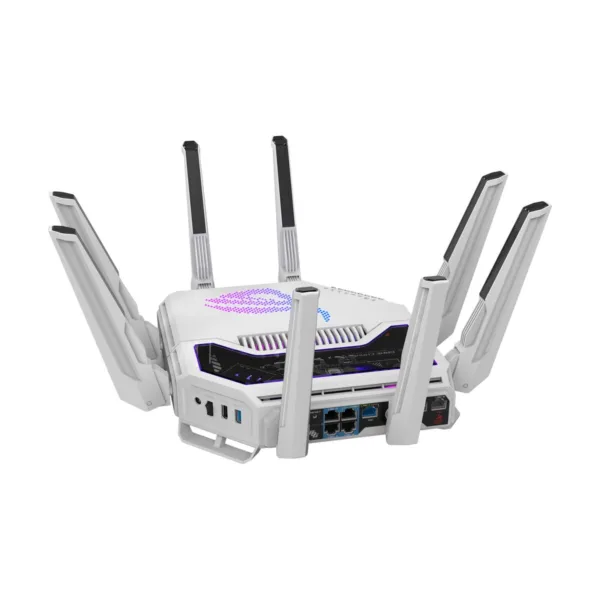 ASUS ROG Rapture GT-BE19000AI WiFi 7 Tri-Band Gaming Router, Dual 10G Ports, AiMesh