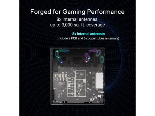 33-320-632-06.jpg ASUS ROG Strix GS-BE12000 WiFi 7 Tri-Band Gaming Router, 12000 Mbps, AiMesh