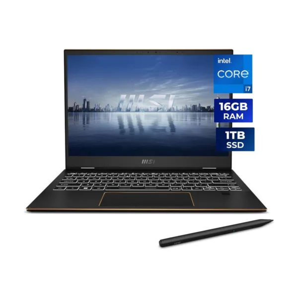 MSI Summit E13 Flip Evo 13.4" Touchscreen Laptop, Core i7-1360P, 16GB, 1TB SSD