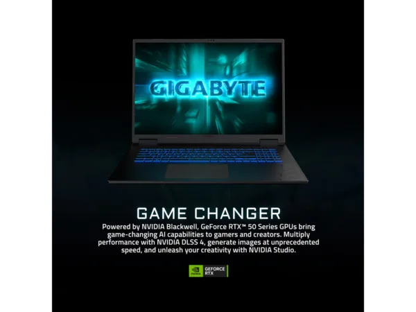 GIGABYTE GAMING A18 Gaming Laptop, 165Hz WQXGA, Ryzen 7 260, RTX 5070, 32GB DDR5, 1TB SSD