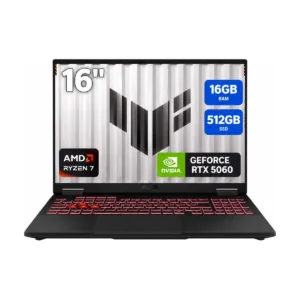 ASUS TUF Gaming FA608UMI-NB73 16" 144Hz Laptop, Ryzen 7 260, RTX 5060, 16GB DDR5, 512GB SSD