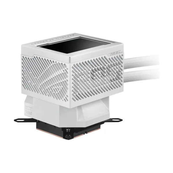 ASUS ROG Ryujin III 240 ARGB White AIO CPU Liquid Cooler, 3.5" LCD, 2x 120mm ARGB Fans