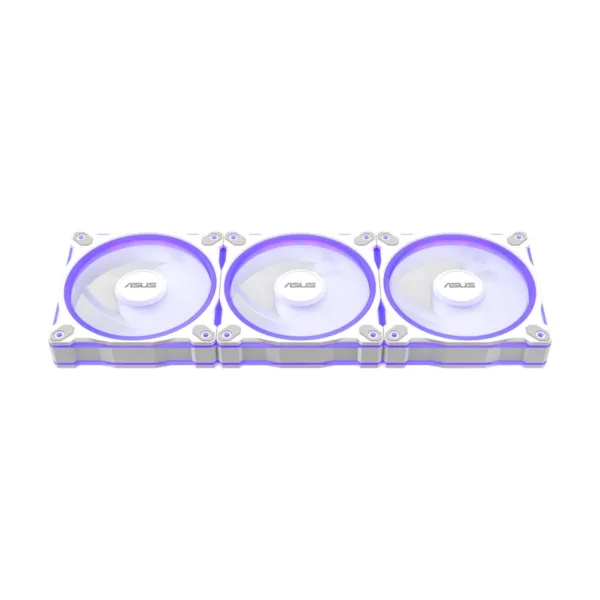 ASUS Prime MR120 ARGB Case Fan 3-Pack, 120mm, 1600 RPM, 4-Pin PWM