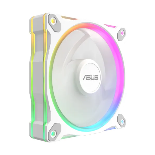 ASUS Prime MR120 ARGB Case Fan 3-Pack, 120mm, 1600 RPM, 4-Pin PWM