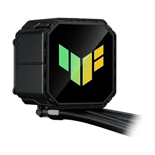 ASUS TUF Gaming LC III 360 ARGB LCD AIO CPU Liquid Cooler, 2.8" LCD, Integrated Triple Fans
