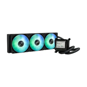 ASUS MAX Gaming LC 360 ARGB LCD AIO CPU Liquid Cooler, 2.4" IPS LCD, 3x 120mm ARGB Fans