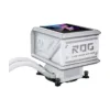 ASUS ROG Ryuo IV SLC 360 ARGB AIO CPU Liquid Cooler, White, Movable 6.67" Curved AMOLED Display