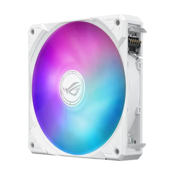 ASUS ROG Ryuo IV SLC 360 ARGB AIO CPU Liquid Cooler, White, Movable 6.67" Curved AMOLED Display