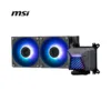 MSI MAG CoreLiquid A15 240 AIO ARGB CPU Liquid Cooler, Black, 2x 120mm ARGB PWM Fans