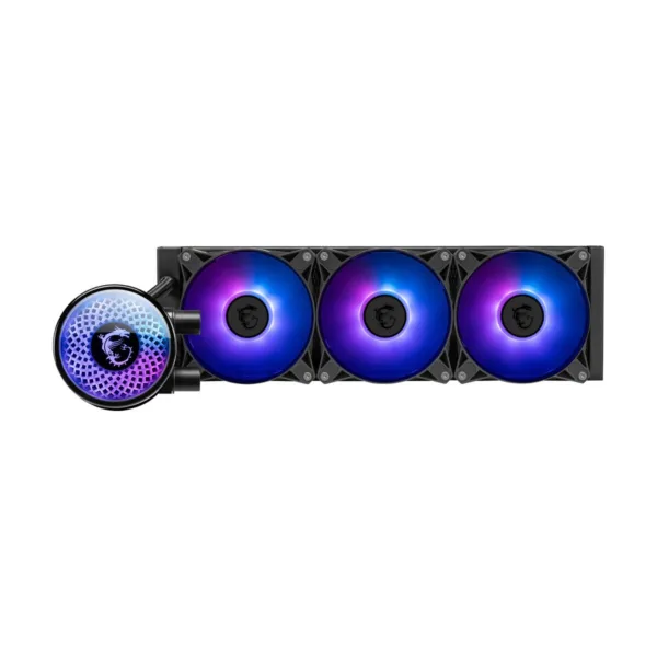 MSI MAG CoreLiquid A12 360 AIO ARGB CPU Liquid Cooler, Black, 3x 120mm ARGB PWM Fans