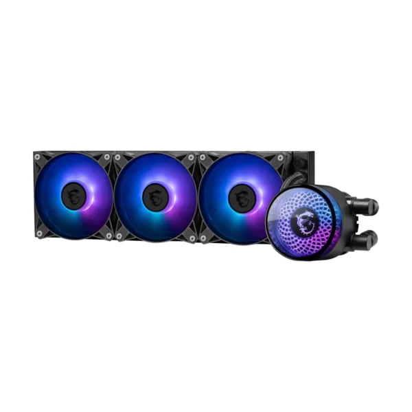 MSI MAG CoreLiquid A12 360 AIO ARGB CPU Liquid Cooler, Black, 3x 120mm ARGB PWM Fans