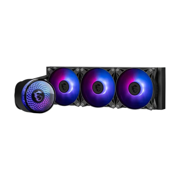 MSI MAG CoreLiquid A12 360 AIO ARGB CPU Liquid Cooler, Black, 3x 120mm ARGB PWM Fans