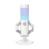 ASUS ROG Carnyx USB Gaming Microphone, 25mm Condenser, 192kHz/24-bit, Cardioid, White