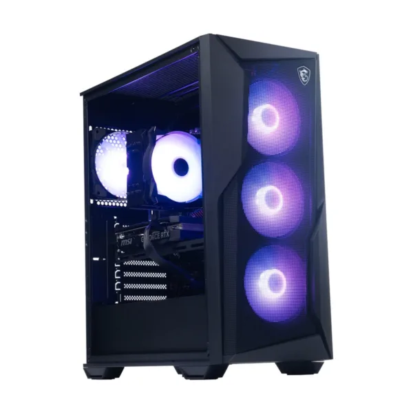 MSI Codex R2 B14NVK5-699US Gaming Desktop, Core i5-14400F, RTX 5050, 16GB DDR5, 1TB SSD