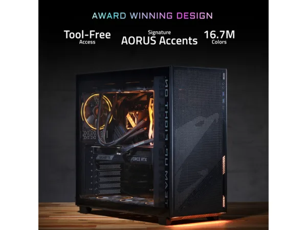 GIGABYTE AORUS PRIME 5 Gaming Desktop, Ryzen 7 9700X, RTX 5070 Ti, 32GB DDR5, 2TB SSD