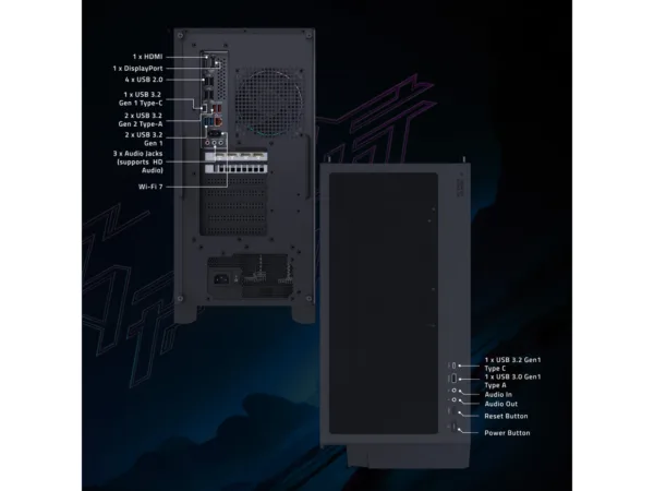 GIGABYTE AORUS PRIME 5 Gaming Desktop, Ryzen 7 9800X3D, RTX 5070 Ti, 32GB DDR5, 2TB SSD