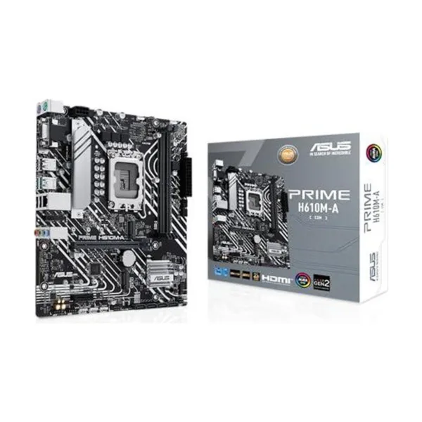ASUS Prime H610M-A-CSM LGA 1700 Micro-ATX Motherboard, Intel H610, DDR5