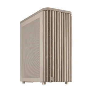 A0ZXD2602190W23ZJ92.jpg ASUS ProArt PA401 Wood Edition Mesh PC Case, Beige, Dual 160mm Fans, Integrated Fan Hub