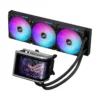 ASUS ROG Ryuo IV 360 ARGB AIO CPU Cooler, 6.67" Curved AMOLED Display, Asetek Gen8 V2 Pump