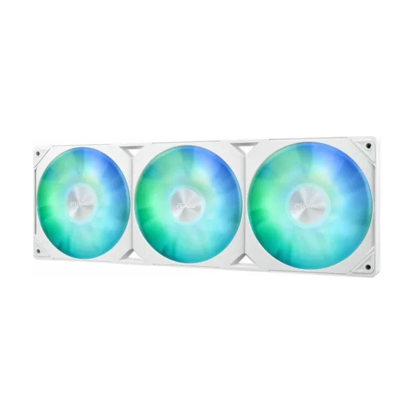 ASUS Prime LC 360 ARGB White Edition AIO CPU Liquid Cooler, 3x 120mm ARGB Fans, Aura Sync
