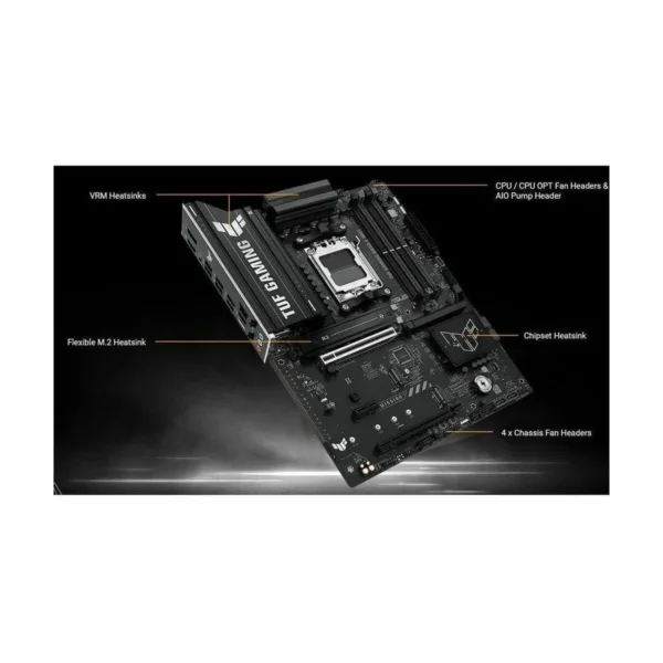 A24GD2506070C205FA1.jpg ASUS TUF GAMING B850-E WIFI AM5 Motherboard, DDR5, PCIe 5.0, 3x M.2, Wi-Fi 6E, 2.5Gb LAN