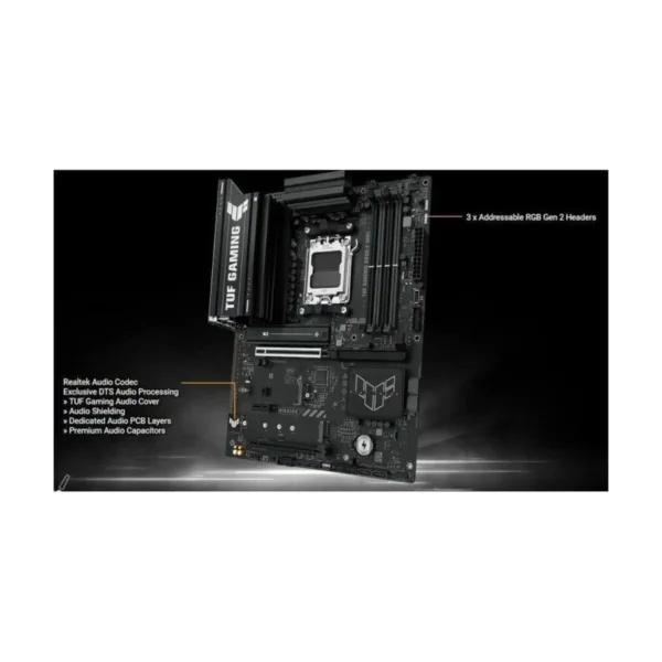 A24GD2506070C207622.jpg ASUS TUF GAMING B850-E WIFI AM5 Motherboard, DDR5, PCIe 5.0, 3x M.2, Wi-Fi 6E, 2.5Gb LAN