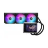 ASUS ROG Ryuo IV 360 ARGB AIO CPU Cooler, 6.67" Curved AMOLED Display, Asetek Gen8 V2 Pump