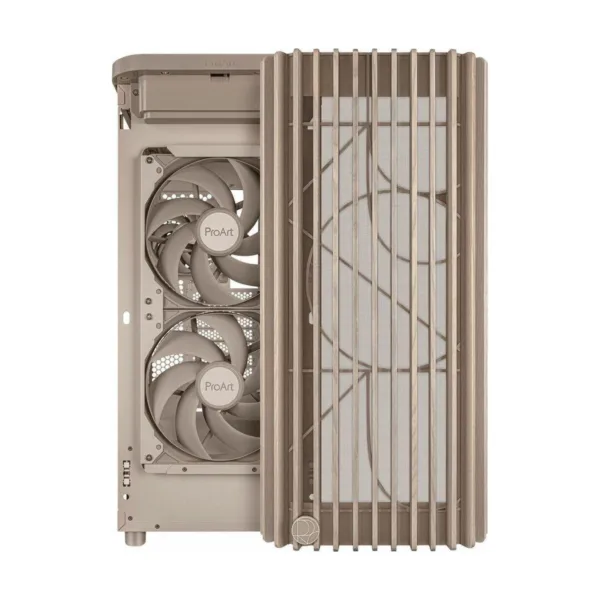 A24GD2605150CKYRN47.jpg ASUS ProArt PA401 Wood Edition Mesh PC Case, Beige, Dual 160mm Fans, Integrated Fan Hub