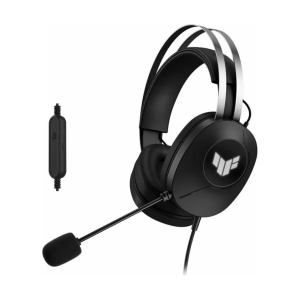 A6ZPD2505190CO44EEF.jpg ASUS TUF Gaming H1 Gen II Wired Gaming Headset, 40mm Drivers, Virtual 7.1 Surround, Black
