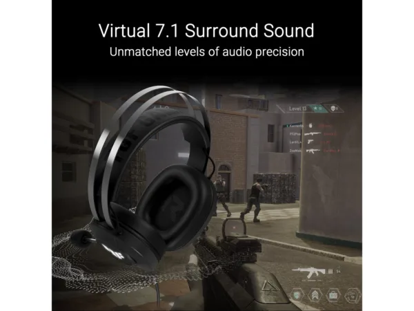 A6ZPD2505190CO4CNCE.jpg ASUS TUF Gaming H1 Gen II Wired Gaming Headset, 40mm Drivers, Virtual 7.1 Surround, Black