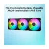 ASUS Prime LC 360 ARGB LCD AIO CPU Liquid Cooler, 3 Fans, Aluminum Radiator, LGA 1851/AM5