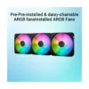 ASUS Prime LC 360 ARGB LCD AIO CPU Liquid Cooler, 3 Fans, Aluminum Radiator, LGA 1851/AM5