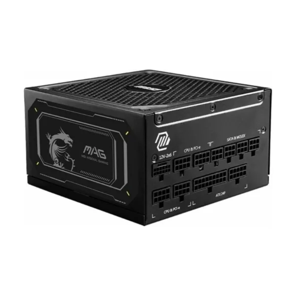 MSI MAG A1000GL PCIE5 II 1000W Power Supply, Active PFC, 90% Efficiency