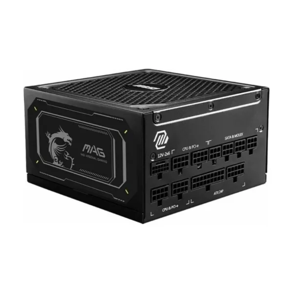 MSI MAG A1000GL PCIE5 II 1000W Power Supply, Active PFC, 90% Efficiency
